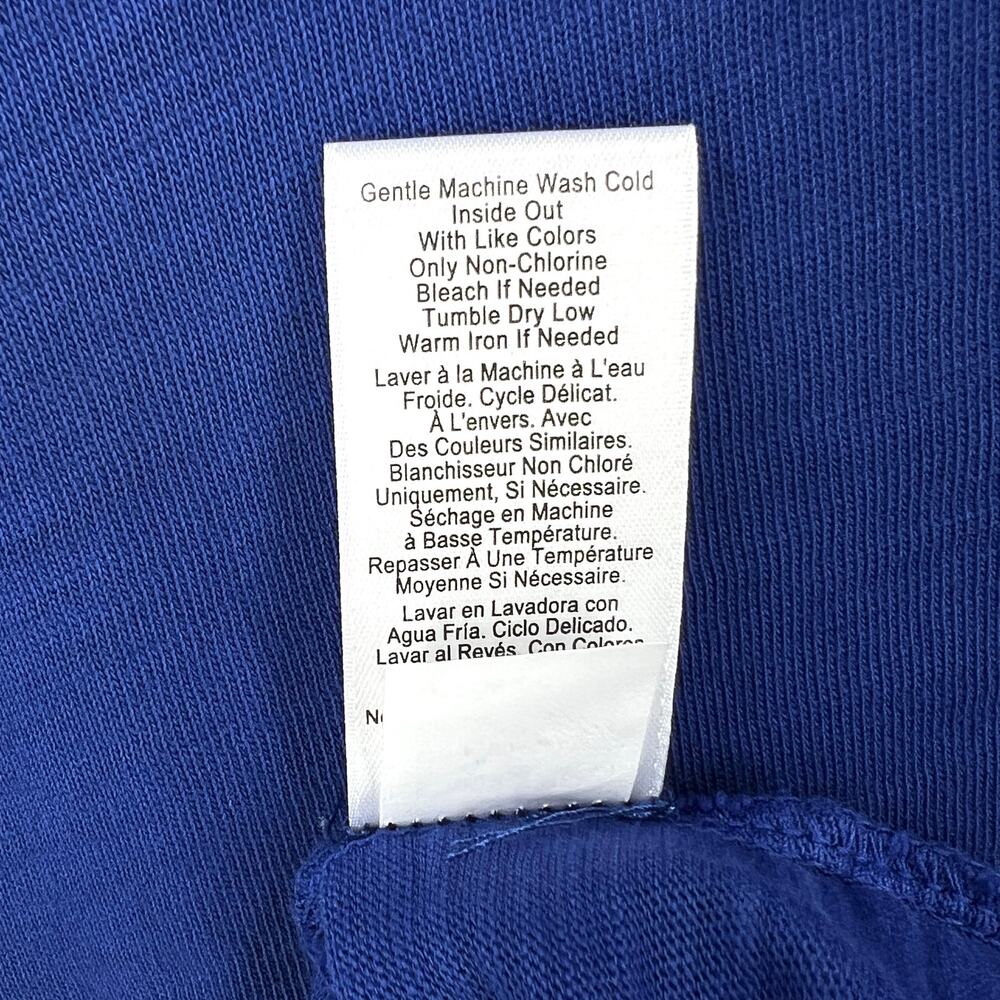 NATION LTD Mallory Dress Womens Blue Small Blue V-neck Short Sleeve T-shirt NEW - Picture 11 of 16